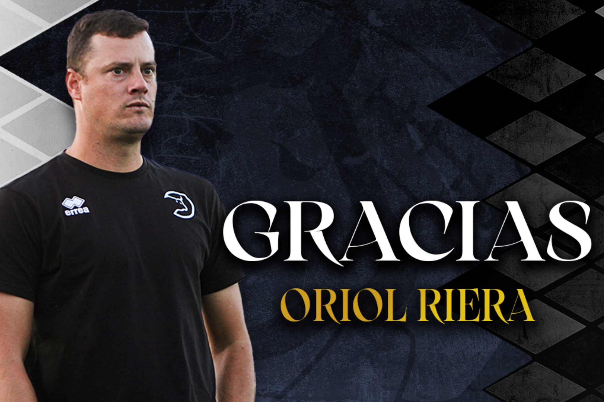 Imagen con la que Unionistas despidió a Oriol Riera