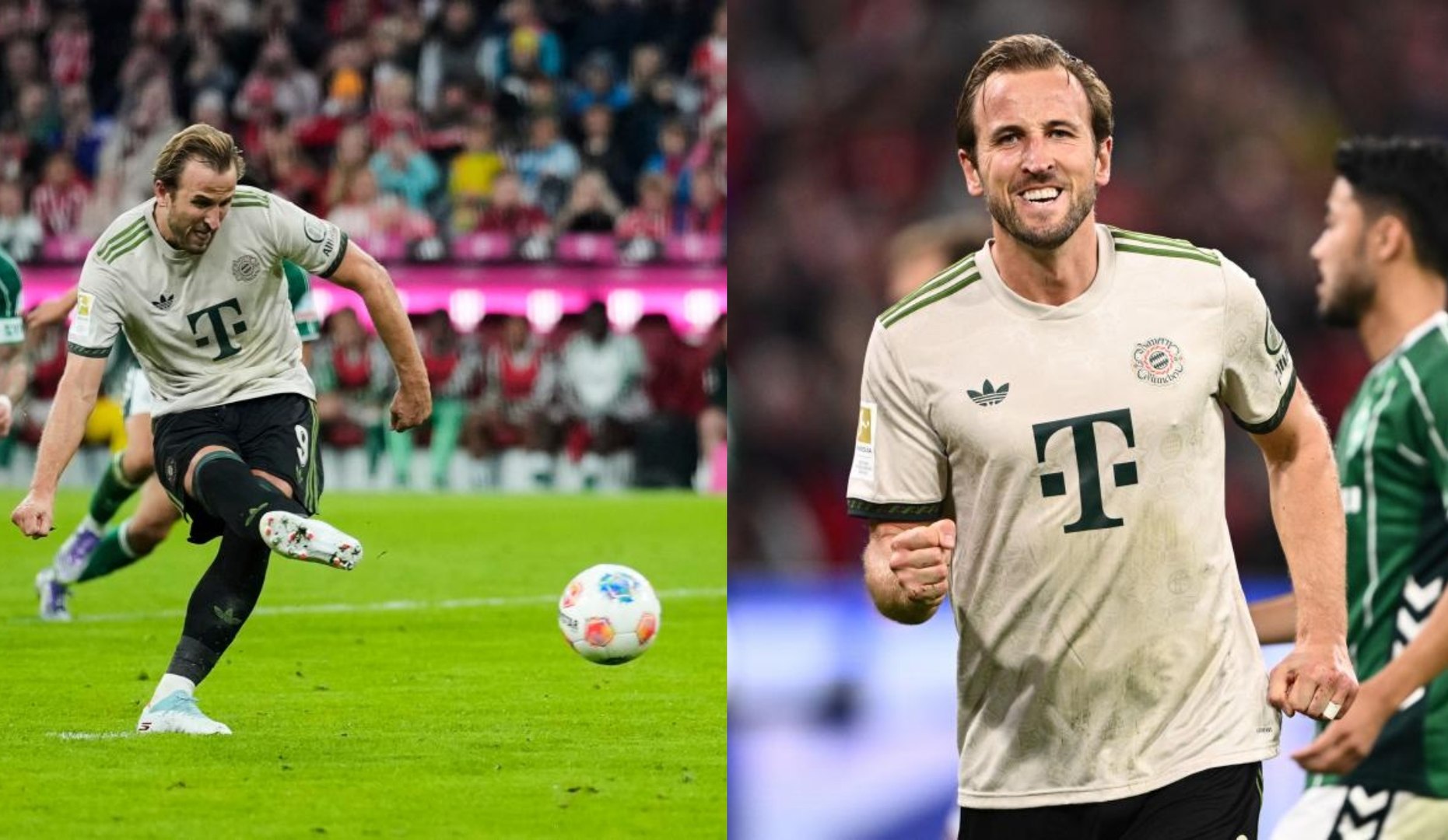 Kane tras marcar 100 goles con el Bayern: "Es simplemente trabajo duro"