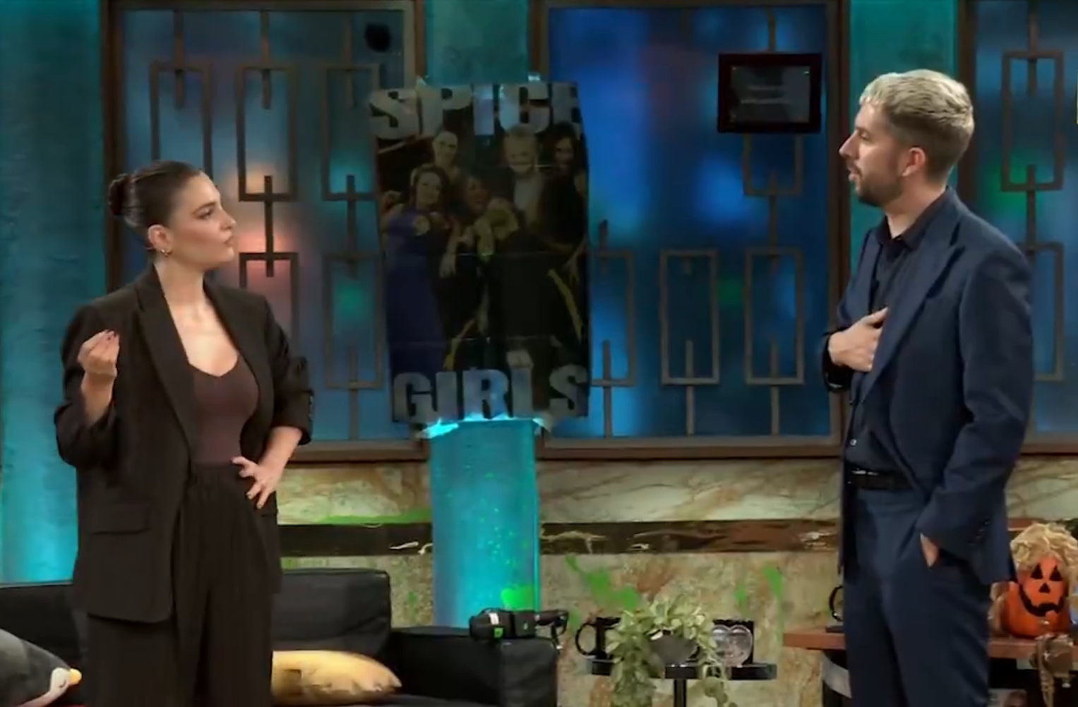 Andrea Duro y David Broncano, en 'La Revuelta'.