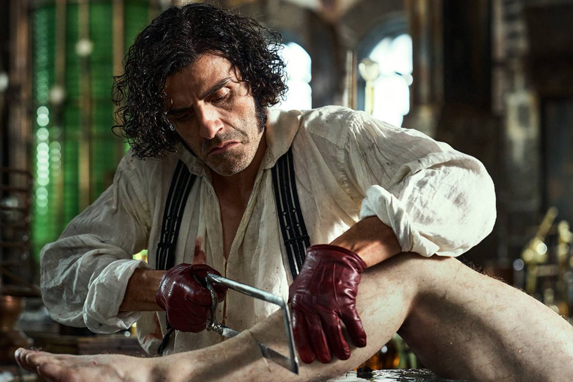 Escena de Frankenstein. NETFLIX