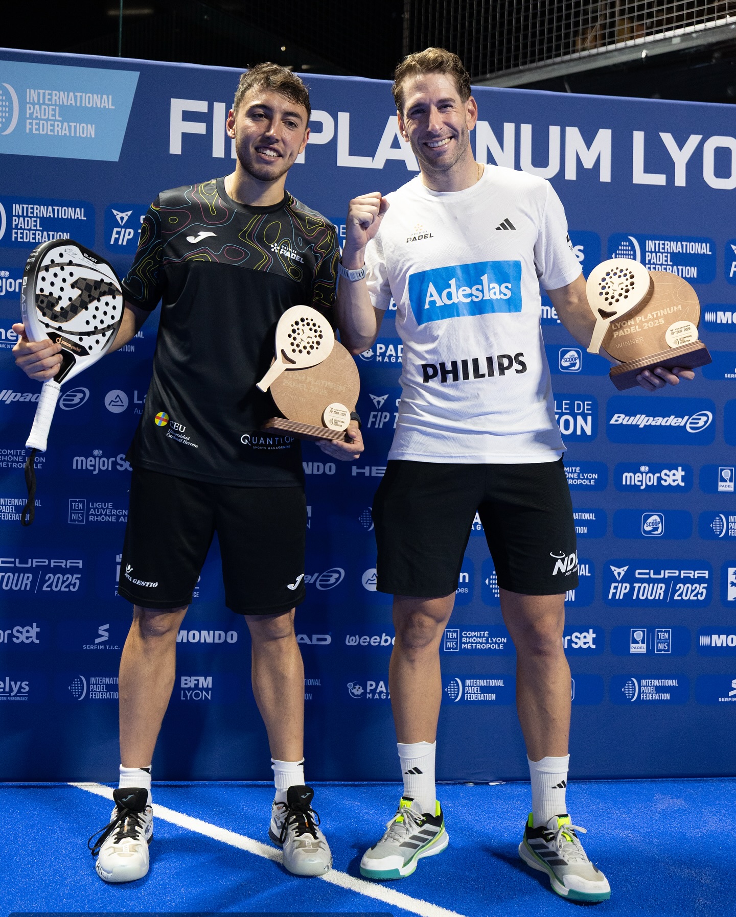 Ruiz y Esbrí, campeones en Lyon.