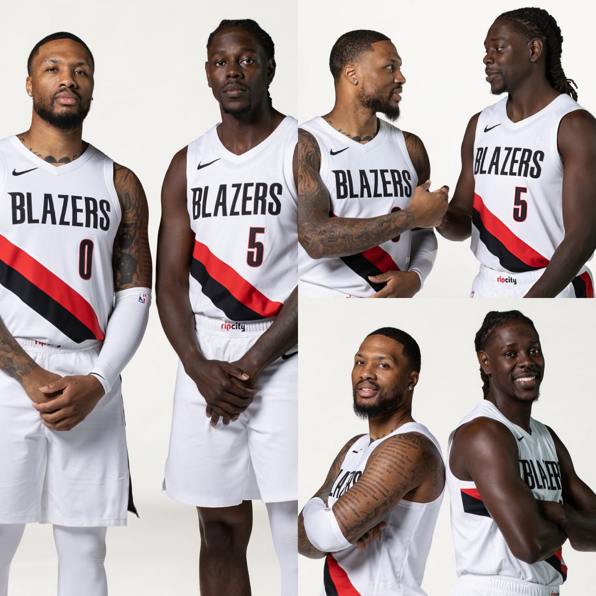 Damian Lillard y Jrue Holiday (Portland Trail Blazers).