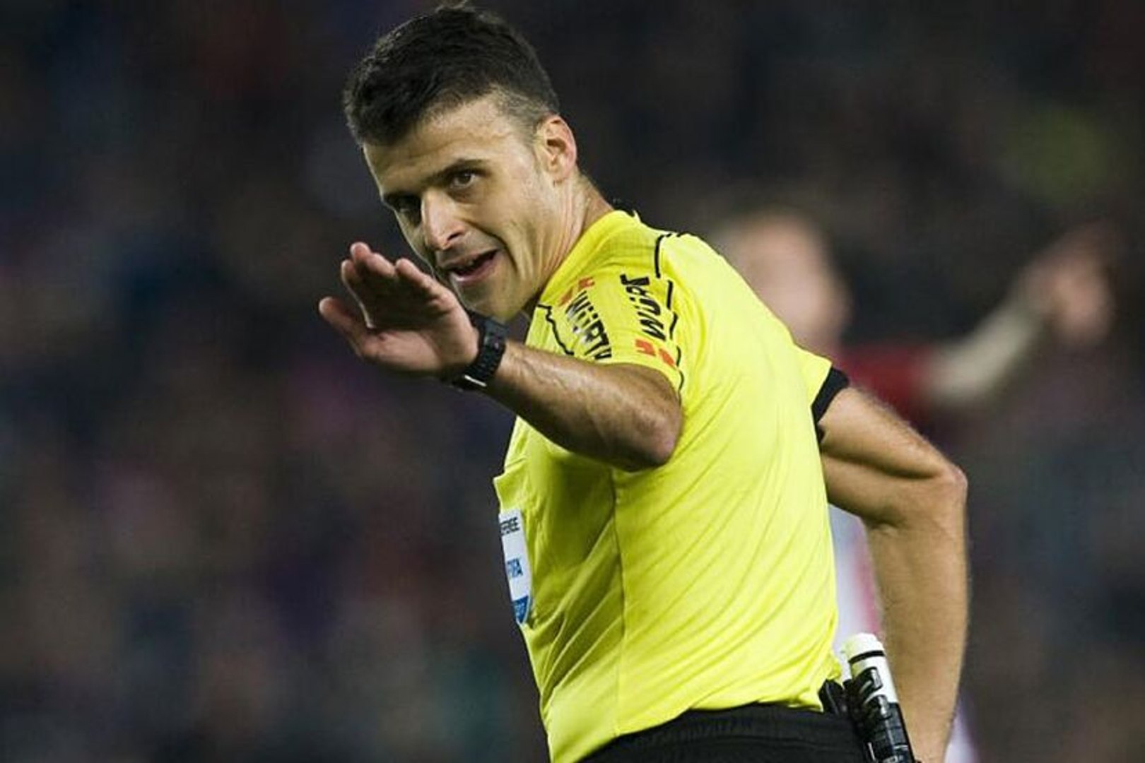 Gil Manzano, en un partido