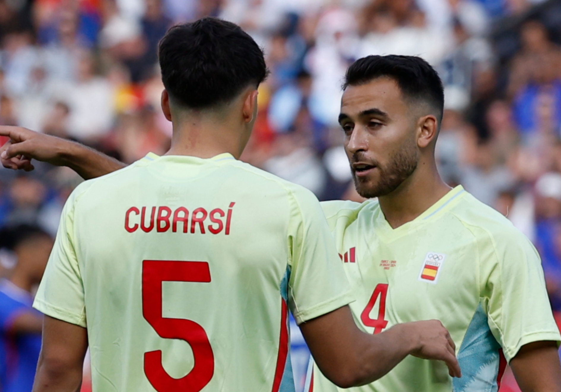 Pau Cubarsí and Eric García.