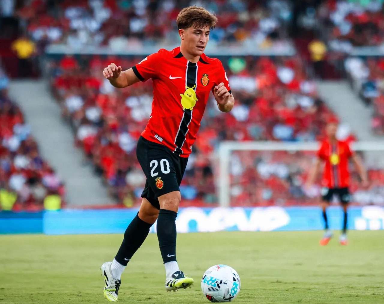 Pablo Torre, en un partido con el Mallorca.