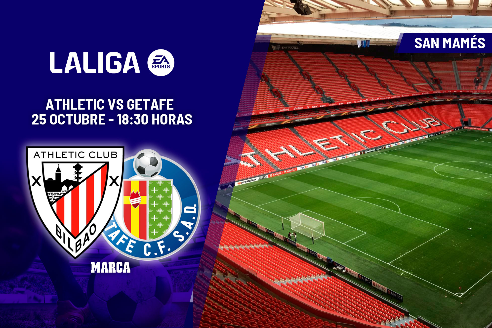 Athletic - Getafe: horario, dónde ver en TV y canal del partido de ...