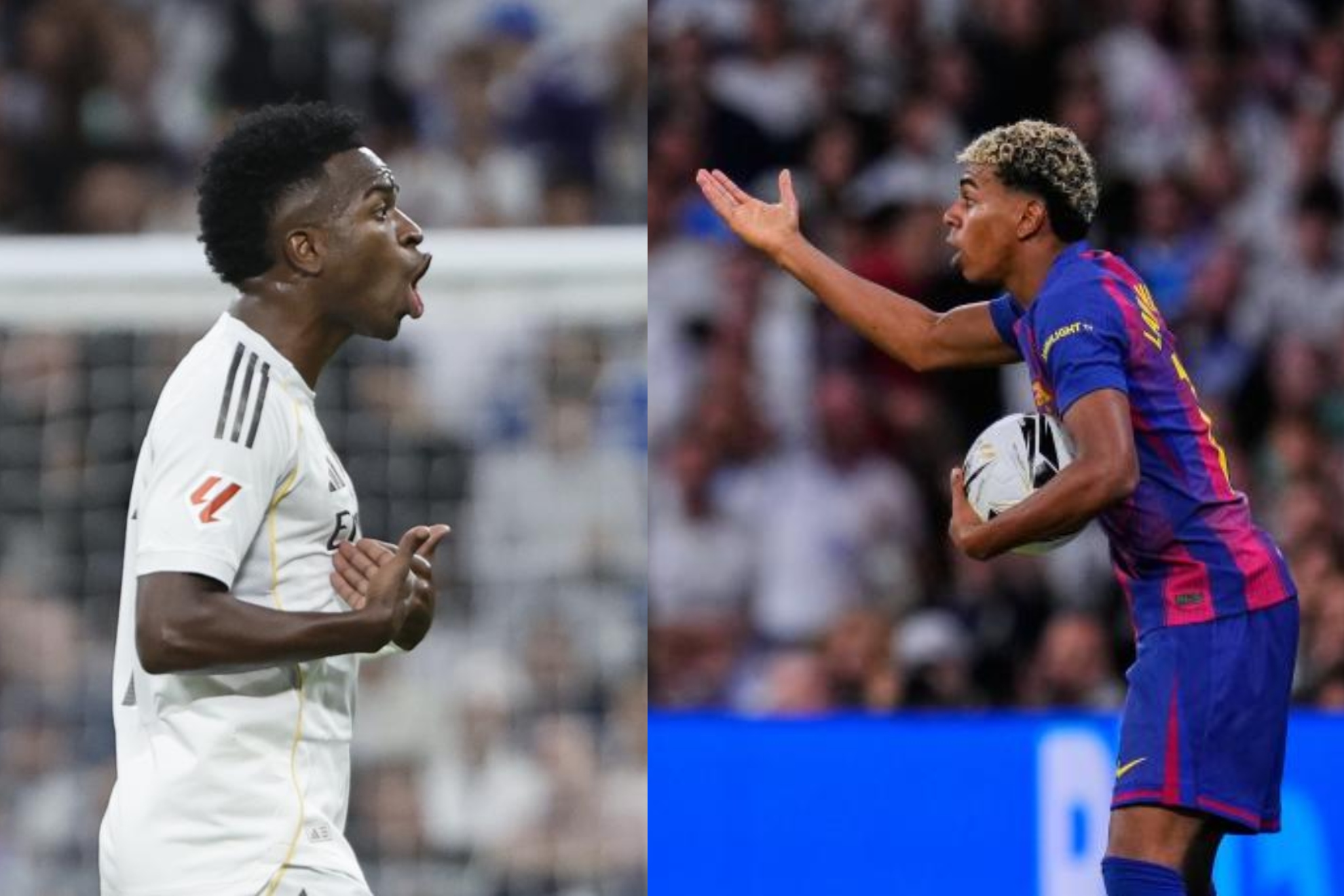 Vinicius y Lamine Yamal: las 'patatas calientes' de Real Madrid y Barcelona