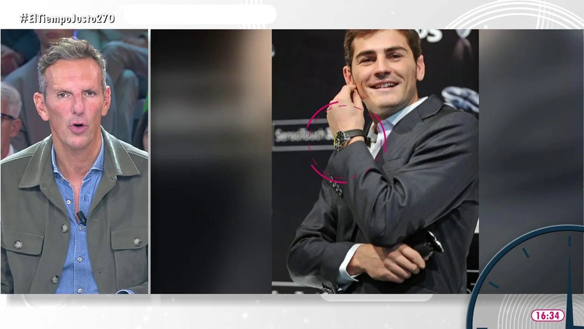 Iker Casillas atendió a 'El tiempo justo'.