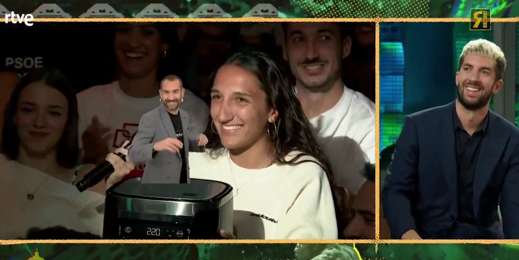 Broncano, Ponce y la espectadora