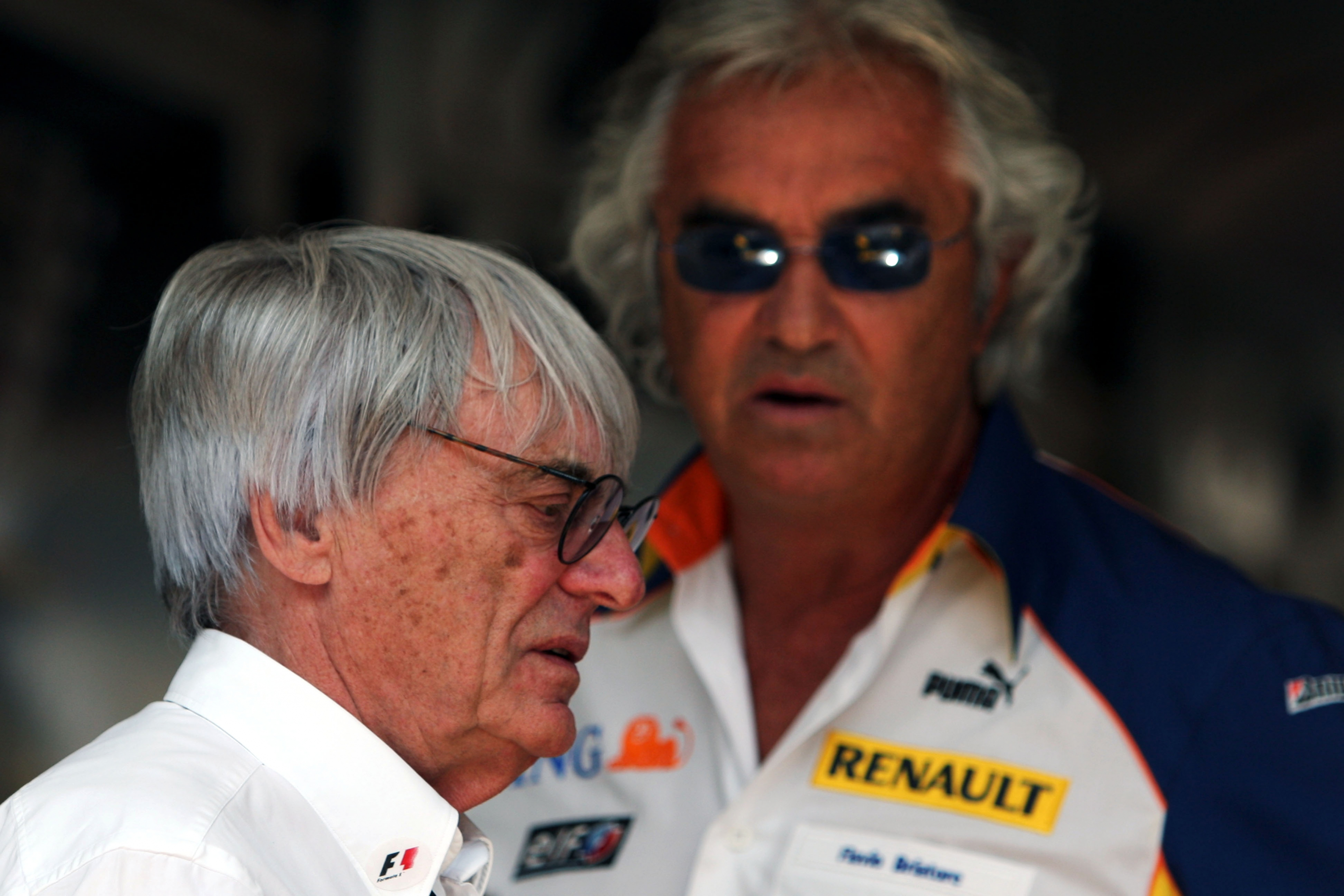 Ecclestone con Flavio Briatore.