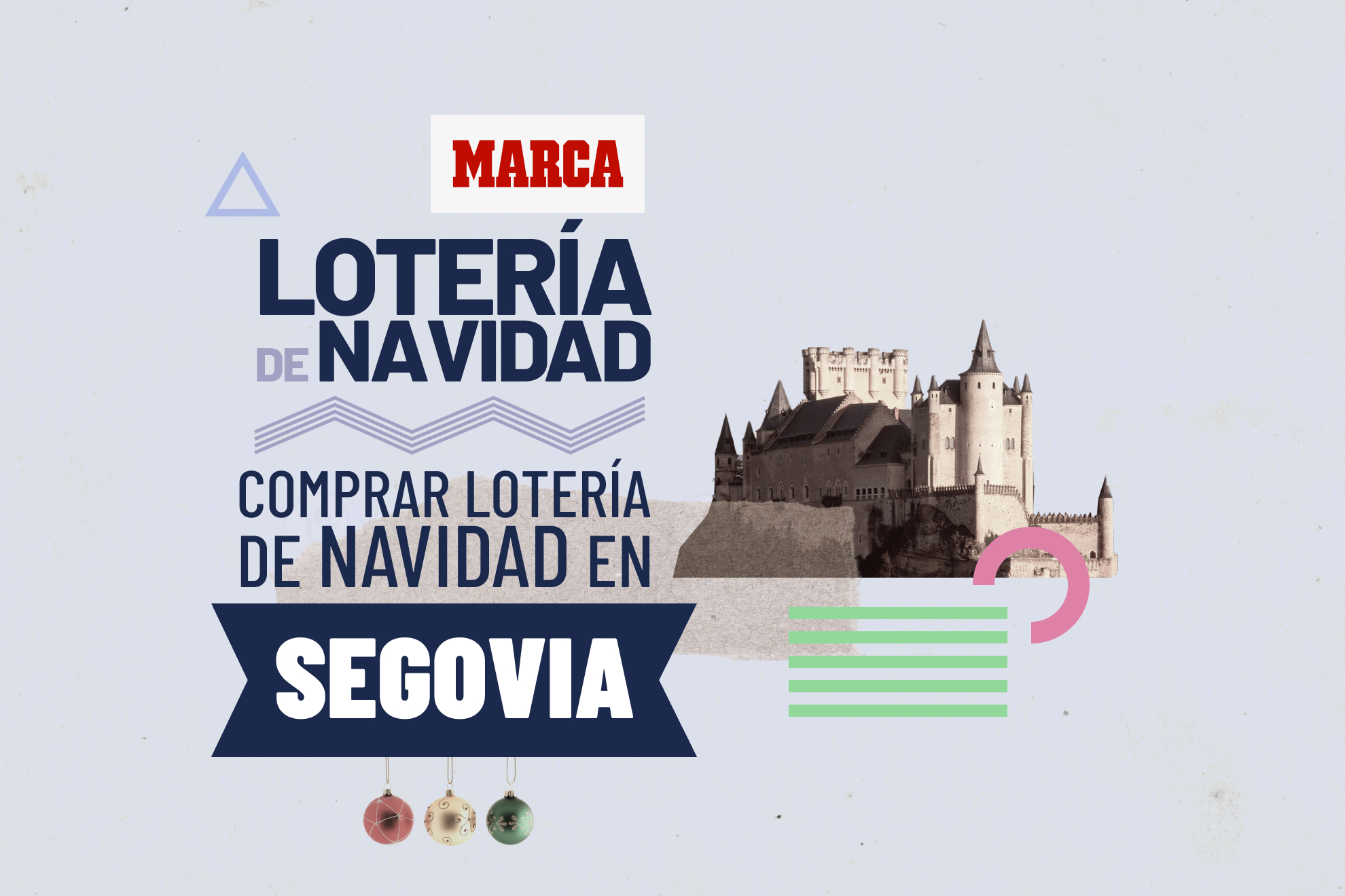 Compra Lotería de Navidad en Segovia