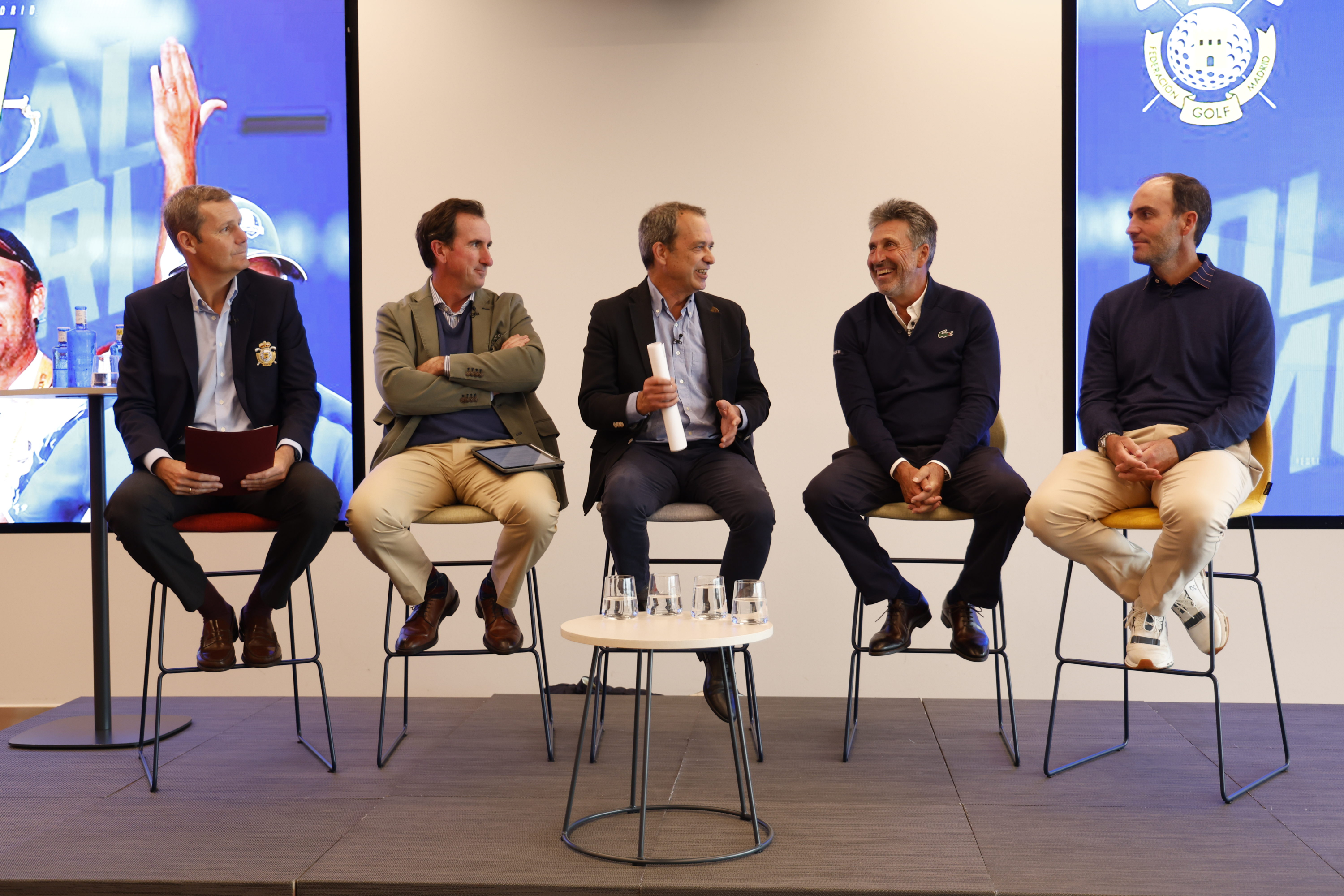 Carlos de Corral, Gonzalo Fernández Castaño, Óscar Maqueda, José María Olazábal y Edoardo Molinari