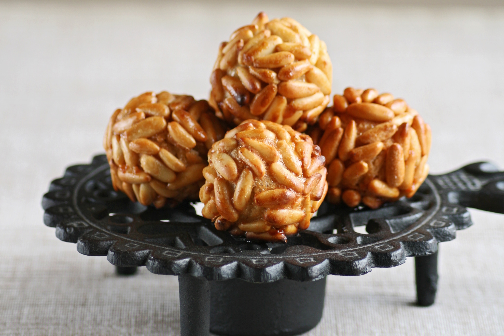 Los tradicionales panellets de Cataluña. Getty Images