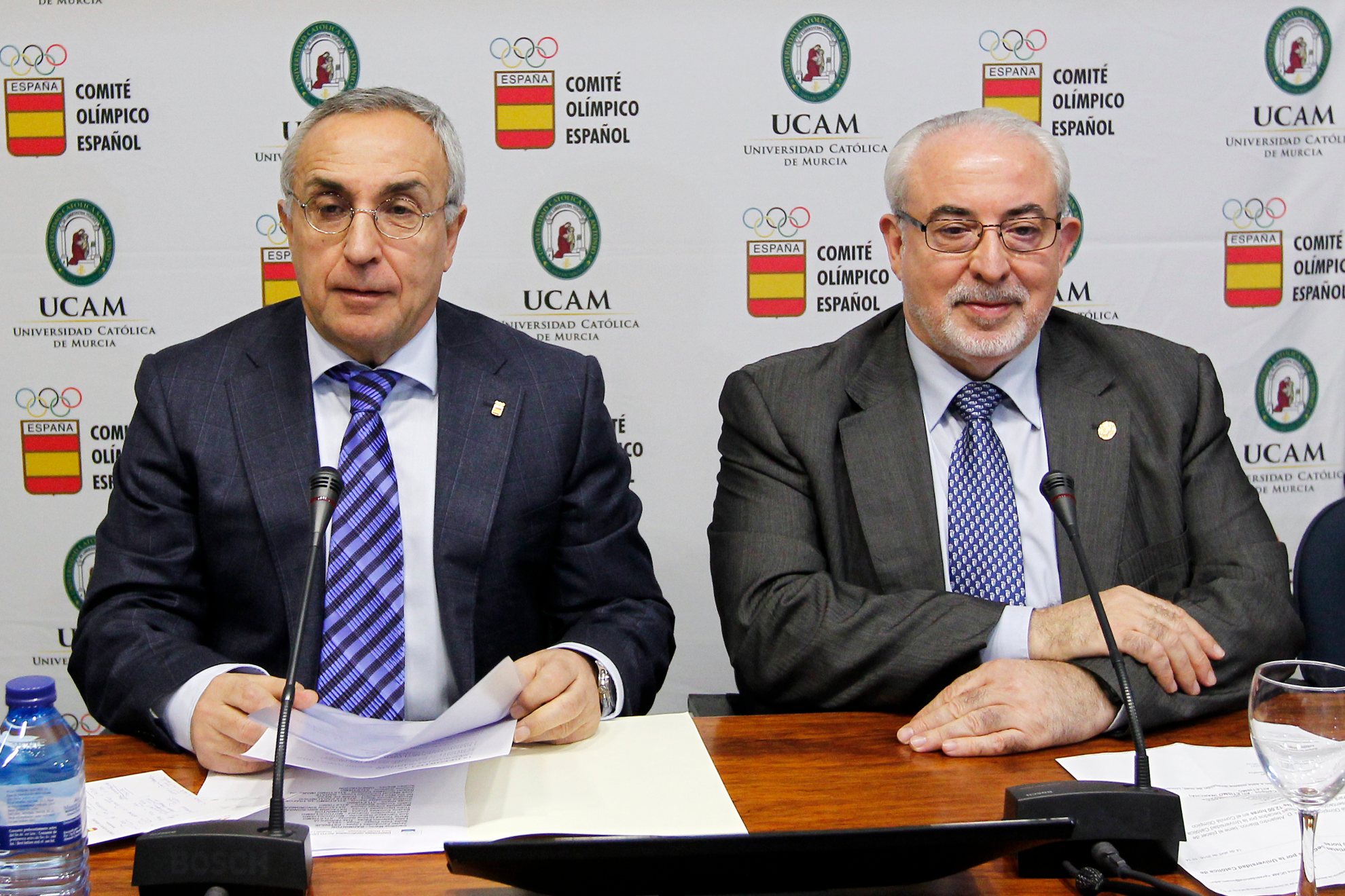 Alejandro Blanco y José Luis Mendoza forjaron la alianza UCAM-COE.