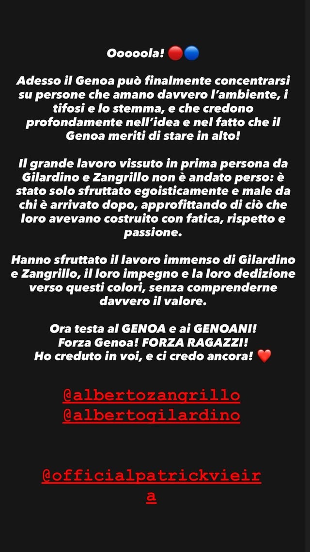 Balotelli si vendica di Vieira per il suo licenziamento e scoppia su Instagram