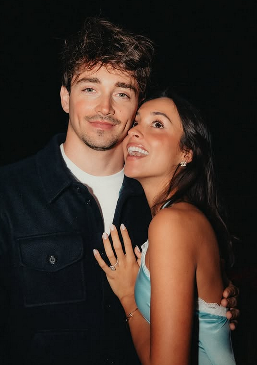 El piloto Charles Leclerc se casa: anuncia su compromiso con la modelo Alexandra Saint Mleux