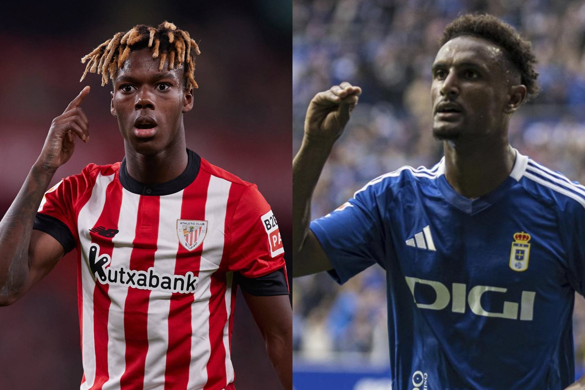 Nico Williams y Hassan.