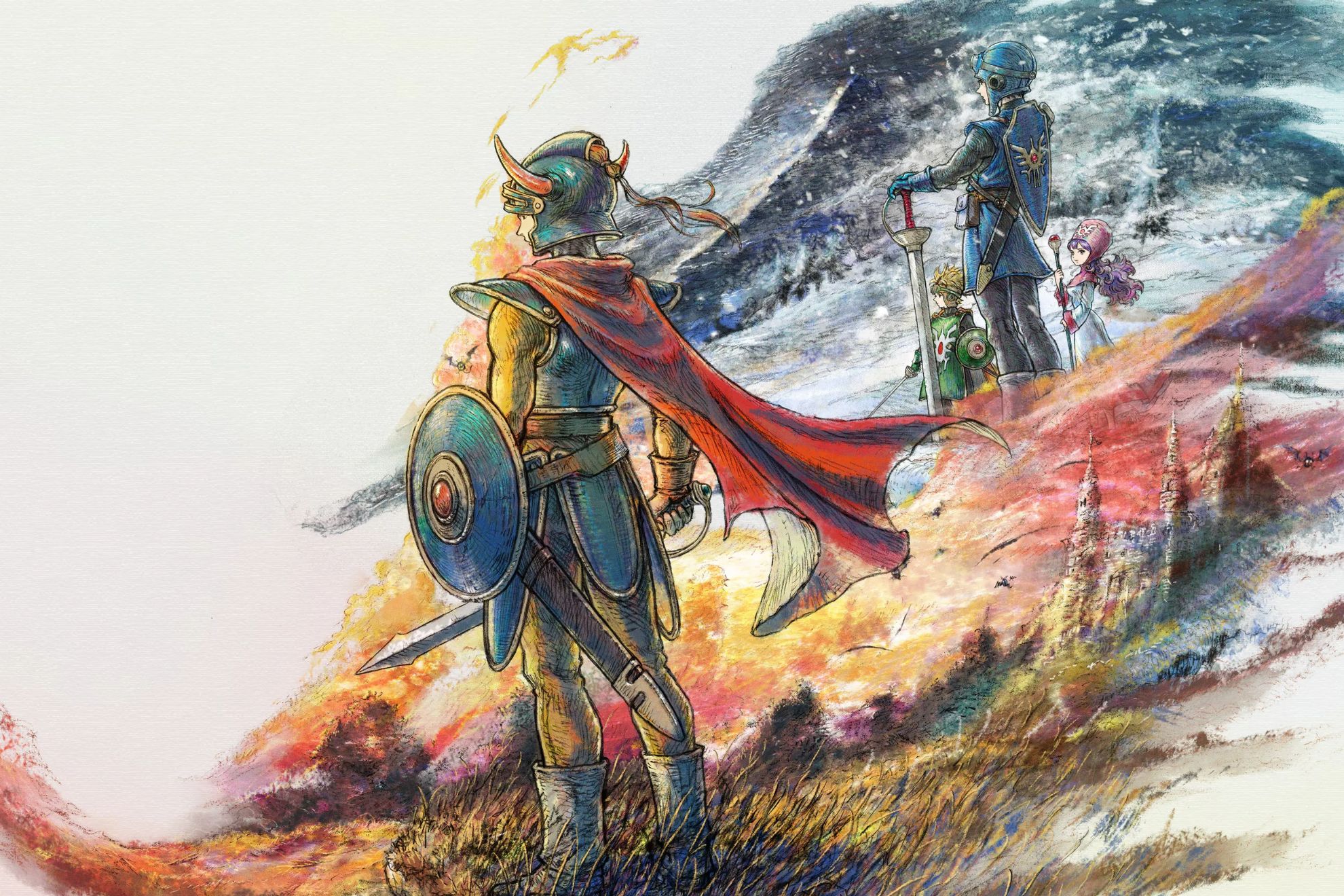 Portada de Dragon Quest I + II HD-2D Remake.