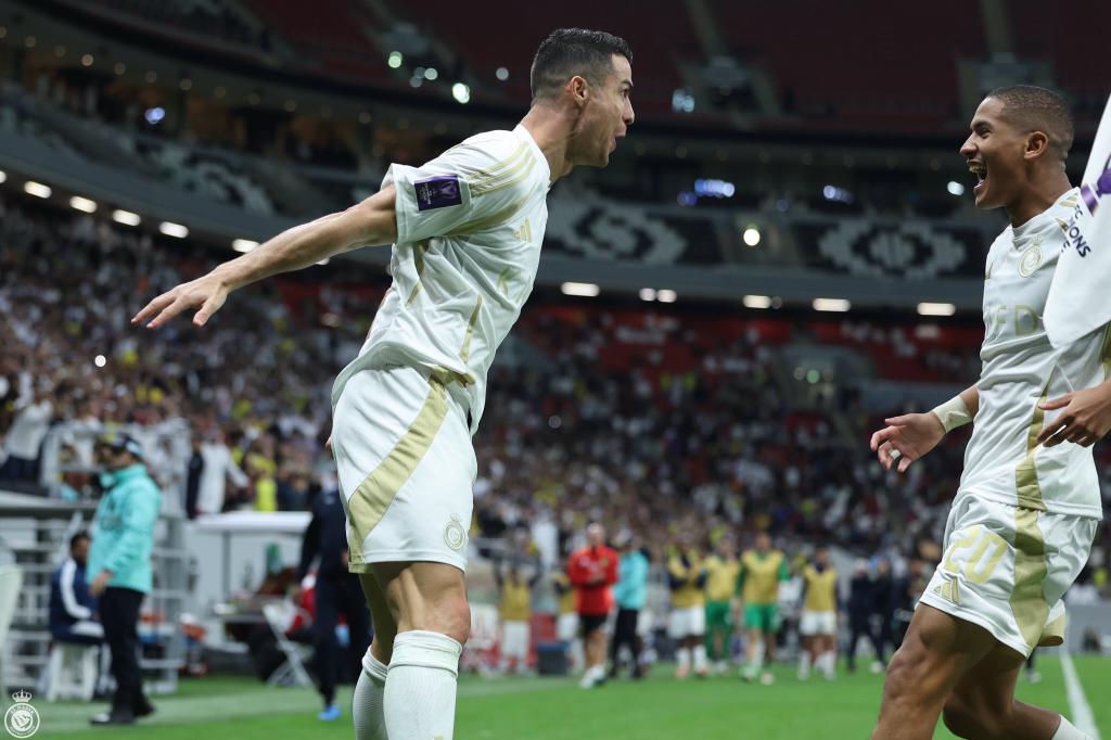 Cristiano Ronaldo celebrando un gol con Al-Nassr