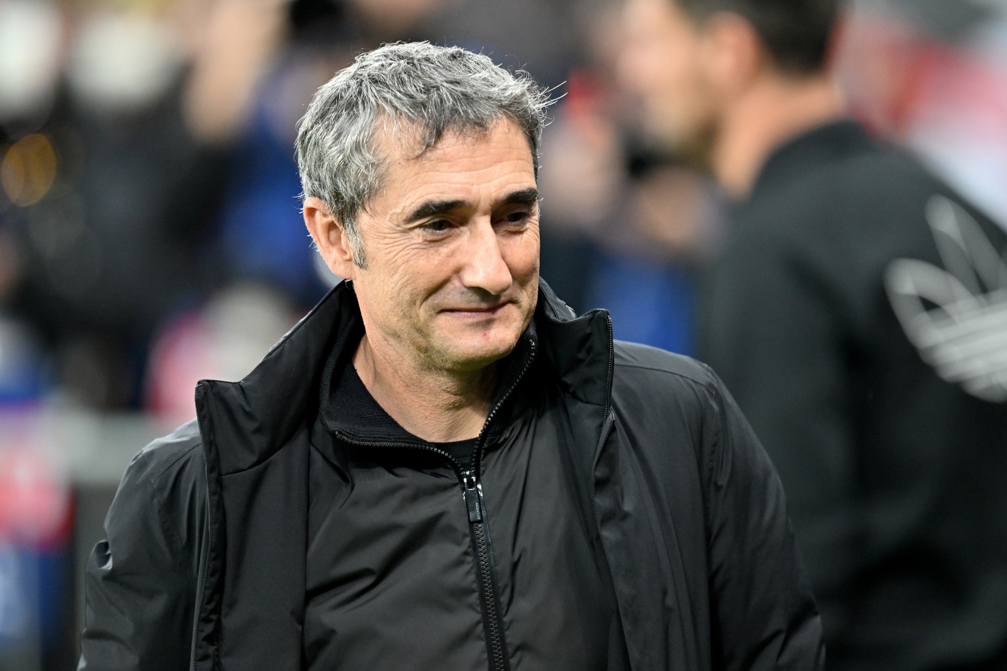 Valverde durante el partido de Liga de Campeones contra el Newcastle.