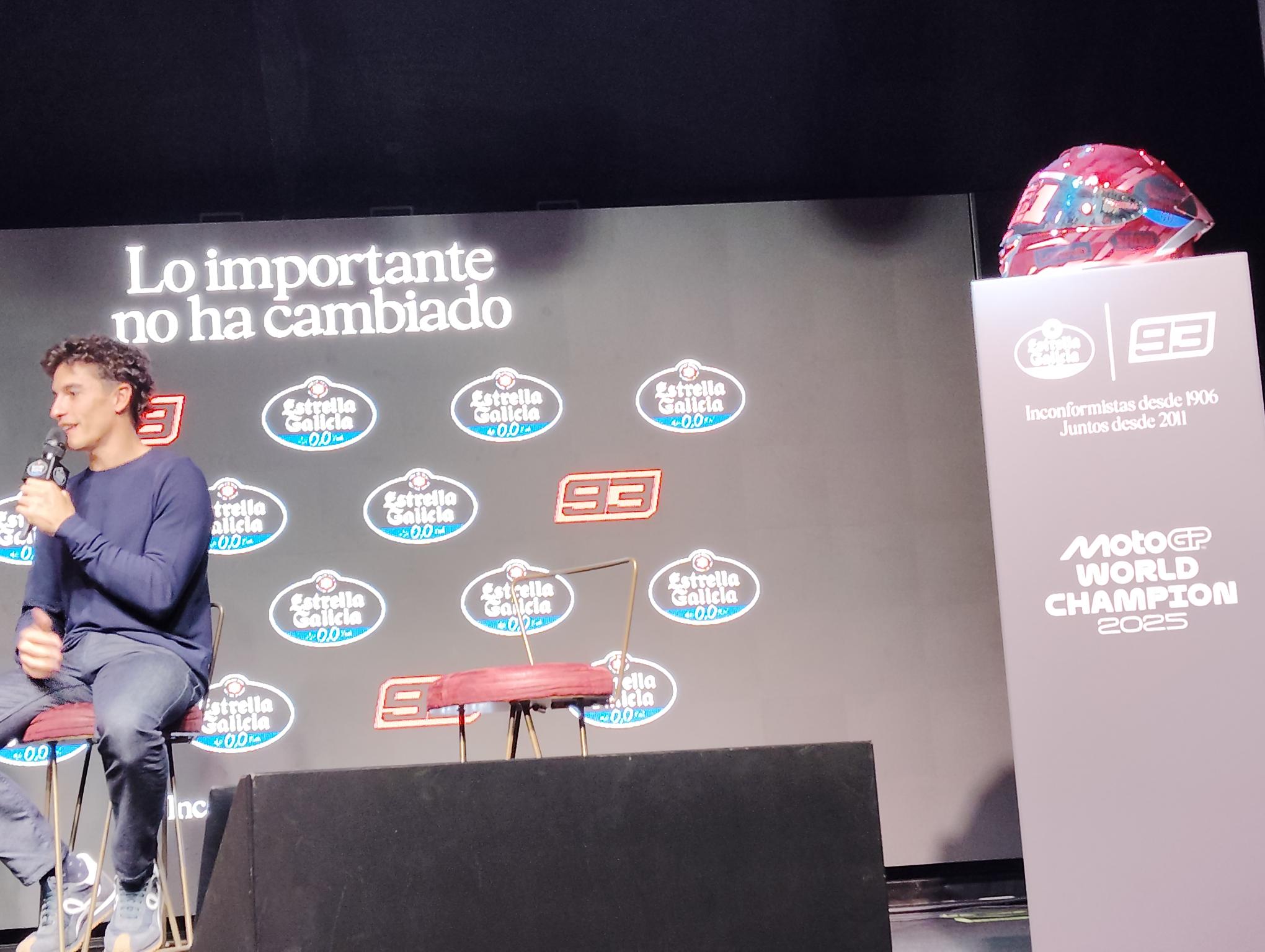 Marc Márquez, en Madrid. JAIME MARTÍN