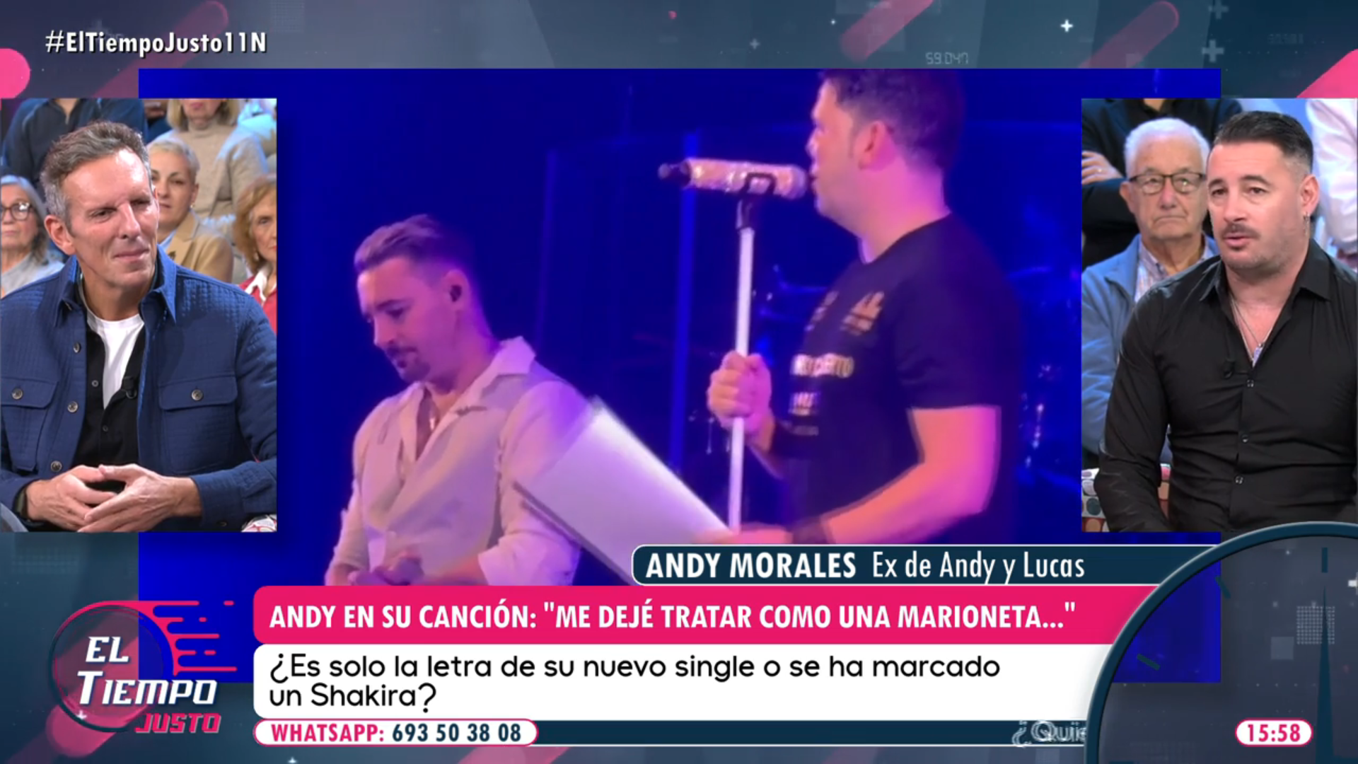 Andy Morales, sobre cómo ha terminado su relación con Lucas: “Me da pena  que todo se haya convertido en morbo”