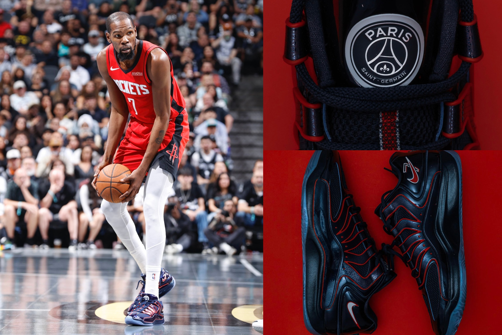 Durant con las zapatillas