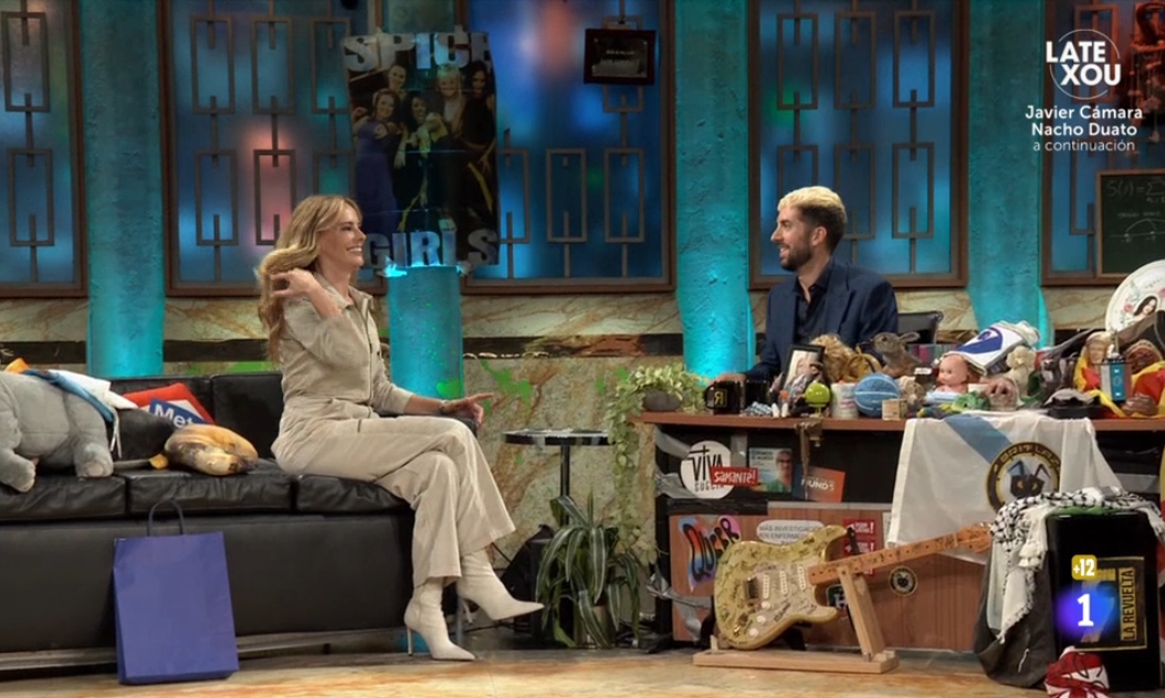 Paula Vázquez y David Broncano, en 'La Revuelta'.