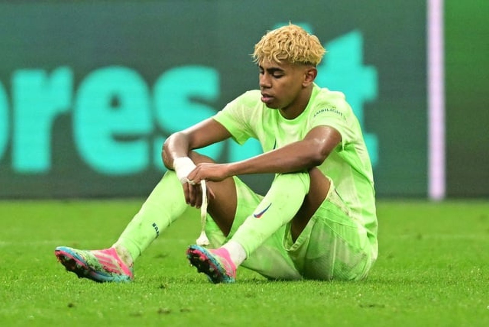 Lamine Yamal, con el Barcelona.