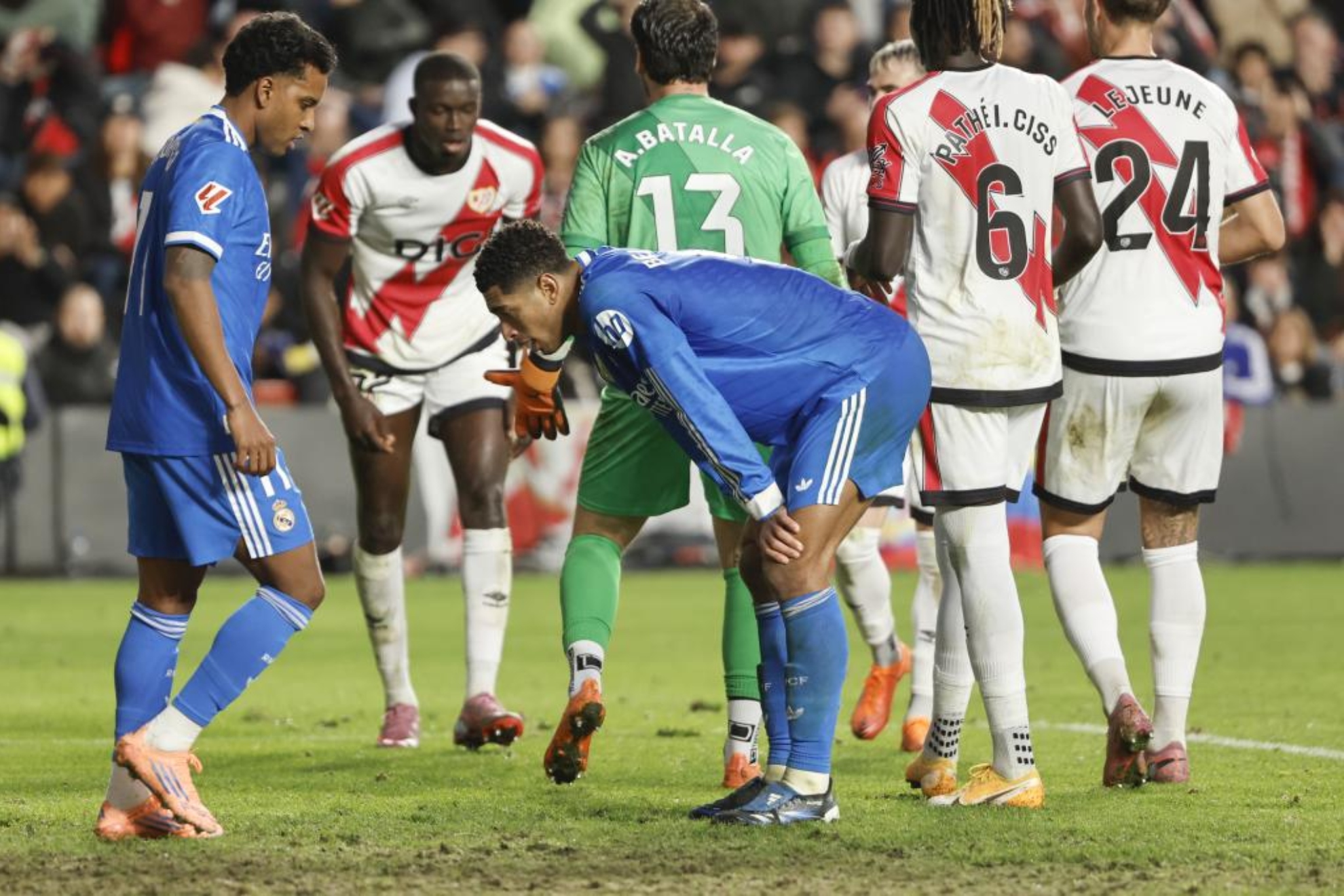 Bellingham, ante el Rayo Vallecano.