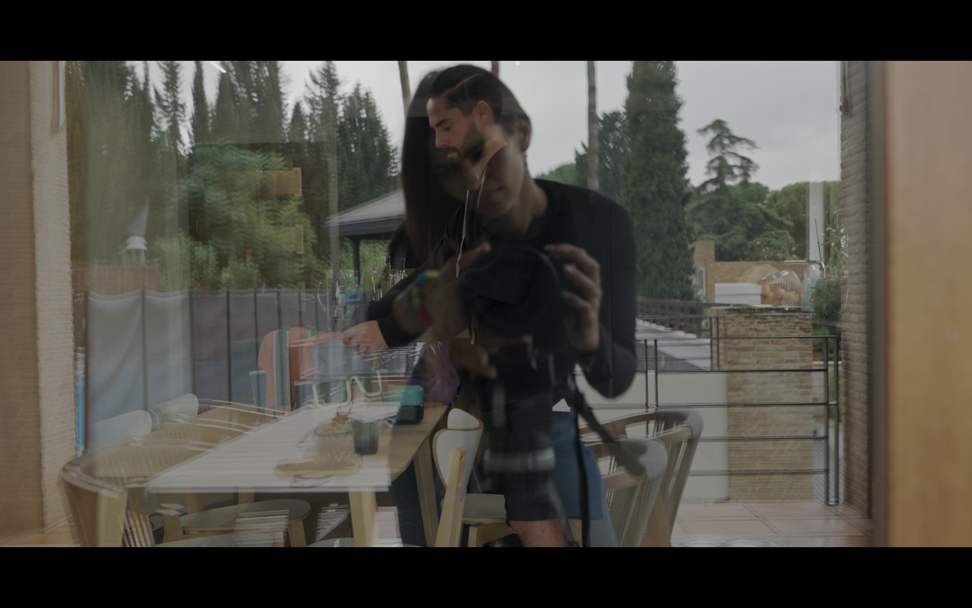 Sara, grabando a Isco para el documental