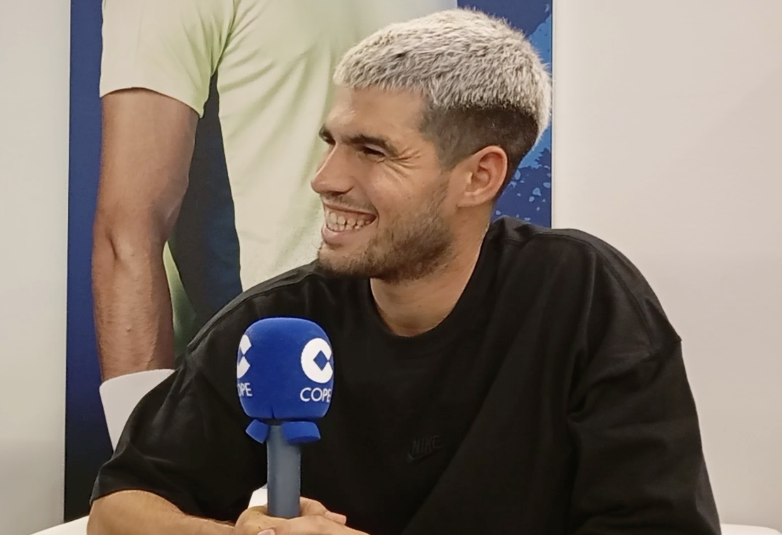 Alcaraz, en la entrevista