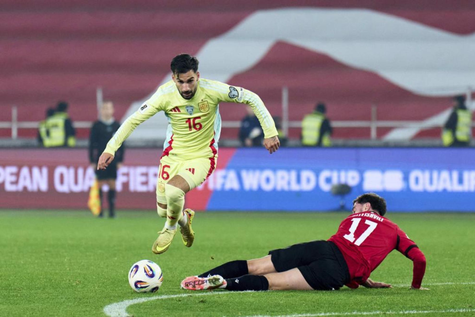 Baena, en su primer partido completo de la temporada ante Georgia.