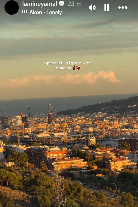 Lamine mensaje camp nou