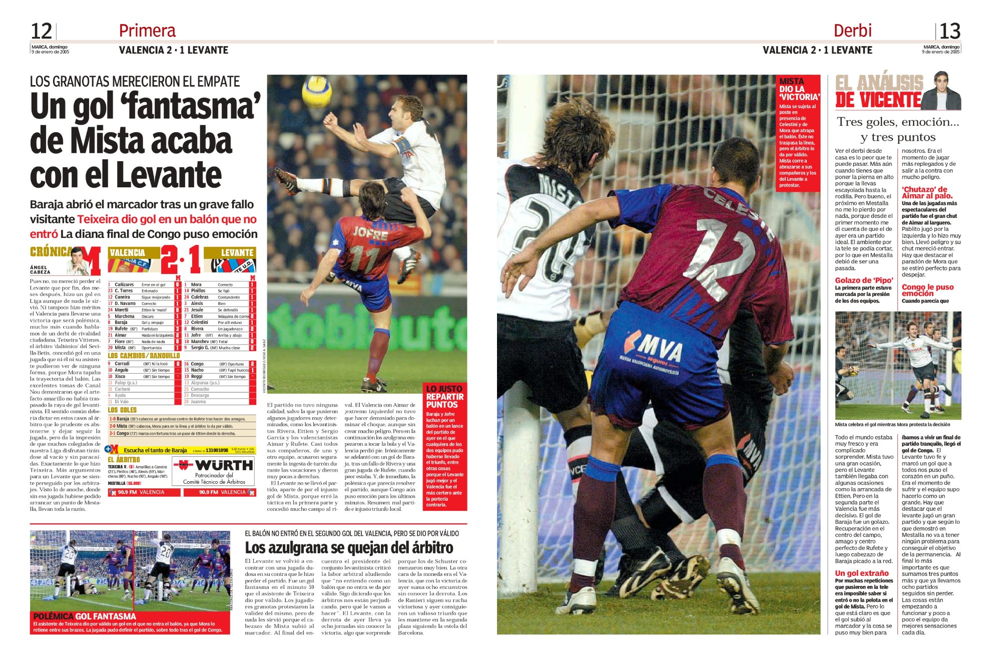 La crónica del partido