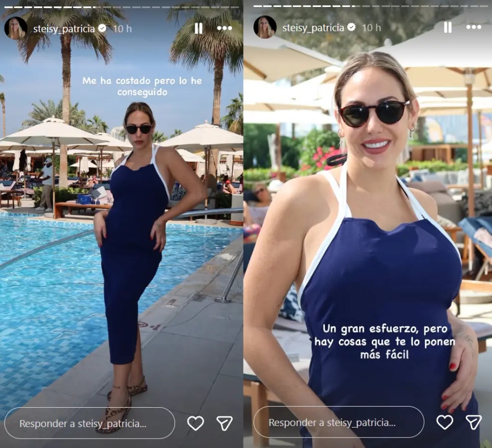 Las historias de Patricia Steisy mostrando su cambio físico.