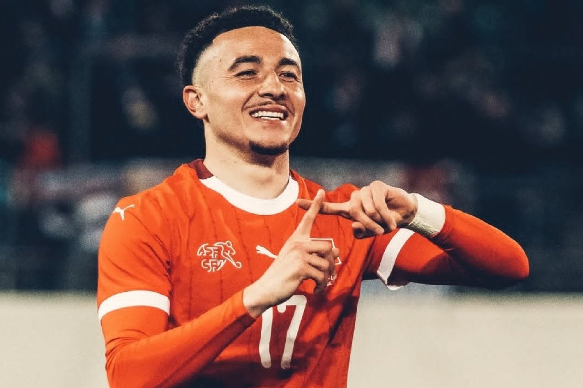 Vargas celebra el primero.