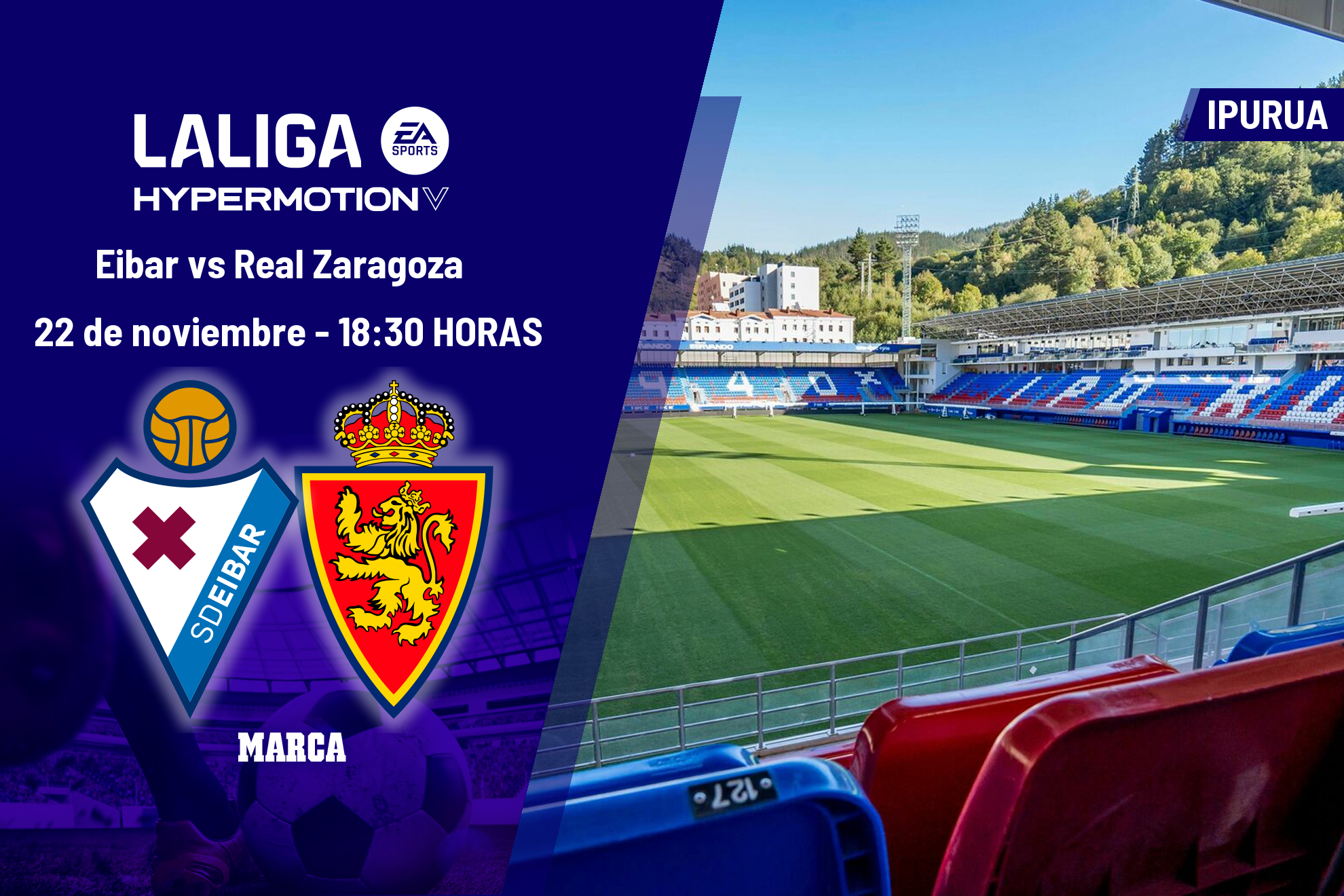 Eibar - Real Zaragoza: a qué hora es y dónde ver hoy en TV el partido ...