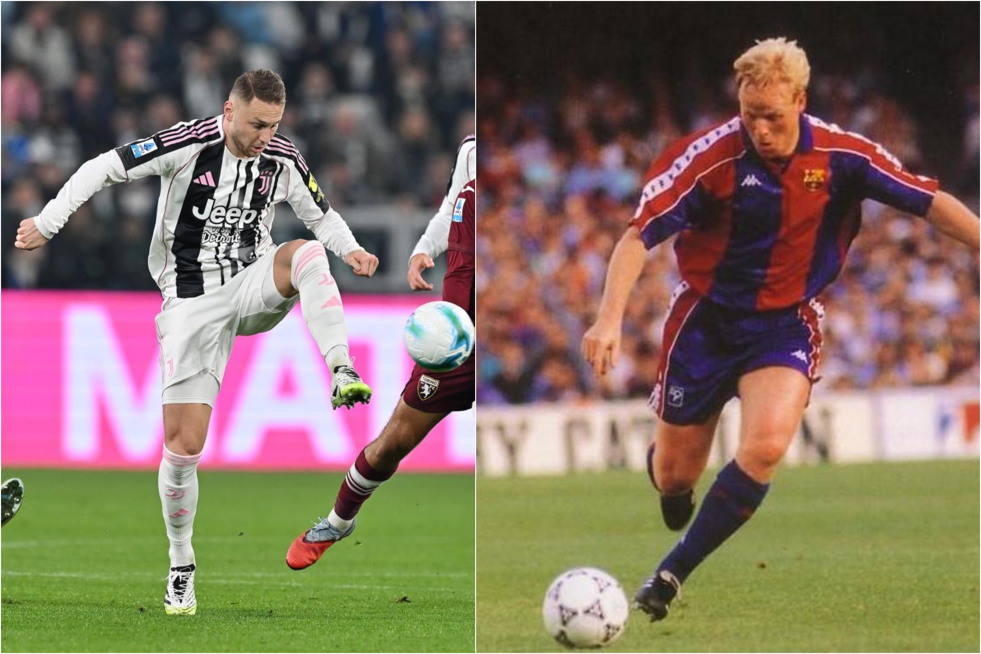 Teun Koopmeiners y Ronald Koeman