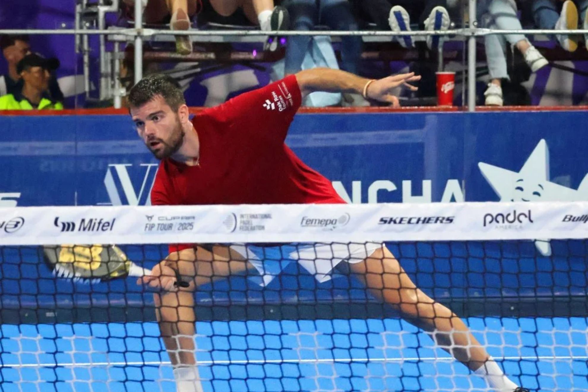 Javi Garrido durante el FIP Platinum de Veracruz.