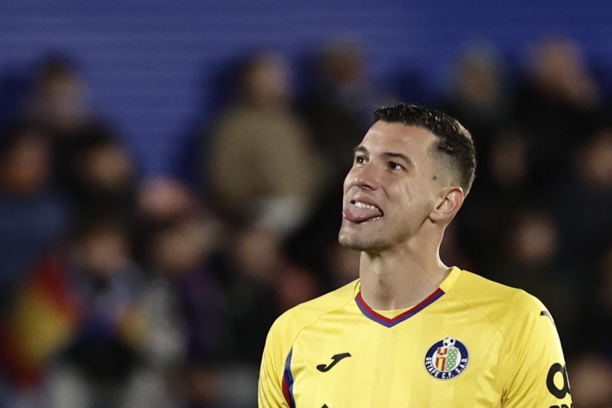 David Soria se lamenta en un momento del encuentro ante el Atlético.