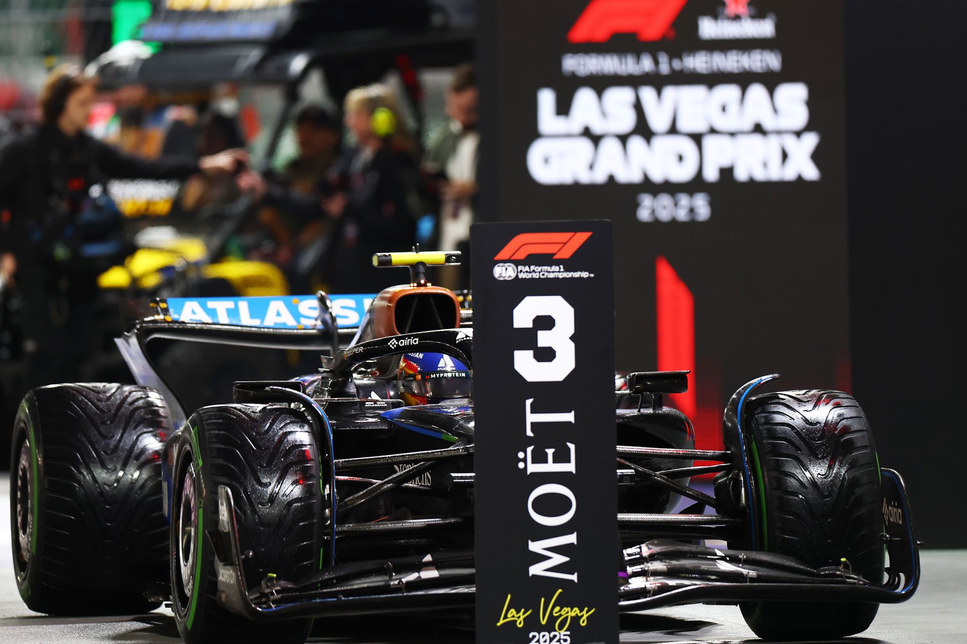 Sainz, tras la clasificación.