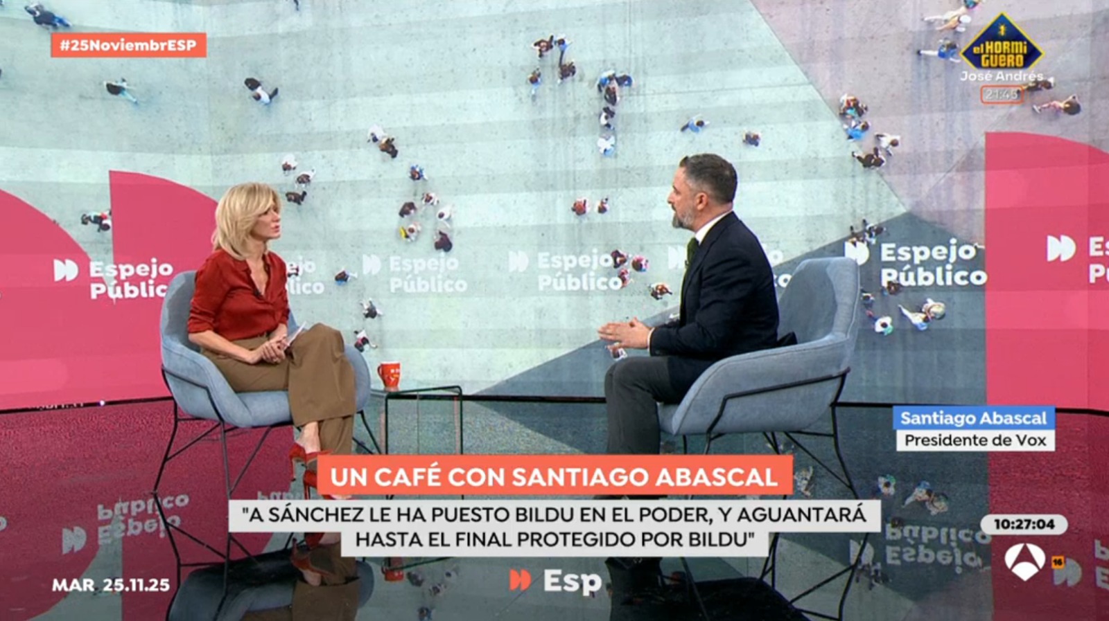 Abascal explica el auge de VOX entre la población joven de Cataluña ...