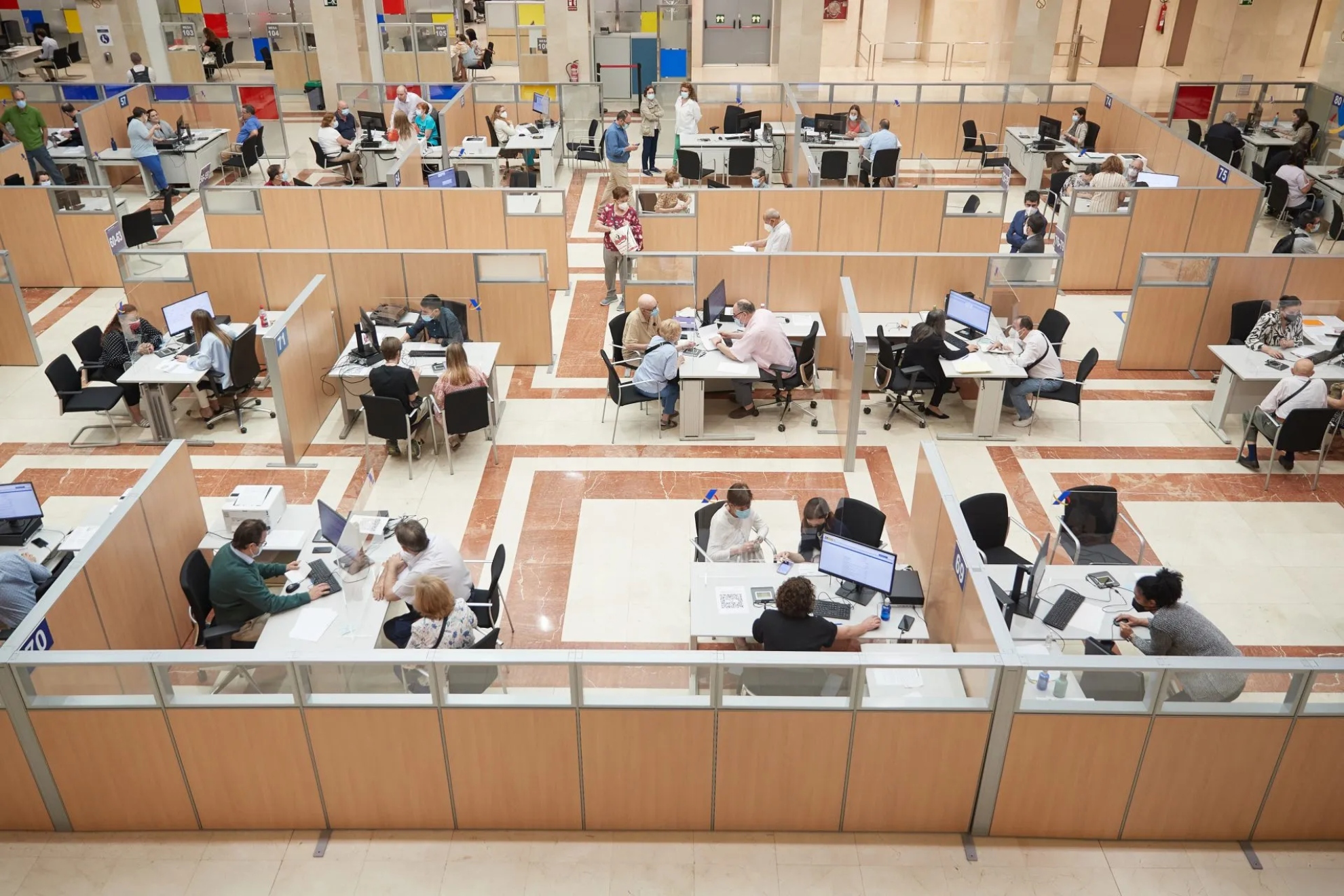 Vista de una sede de la Agencia Tributaria.