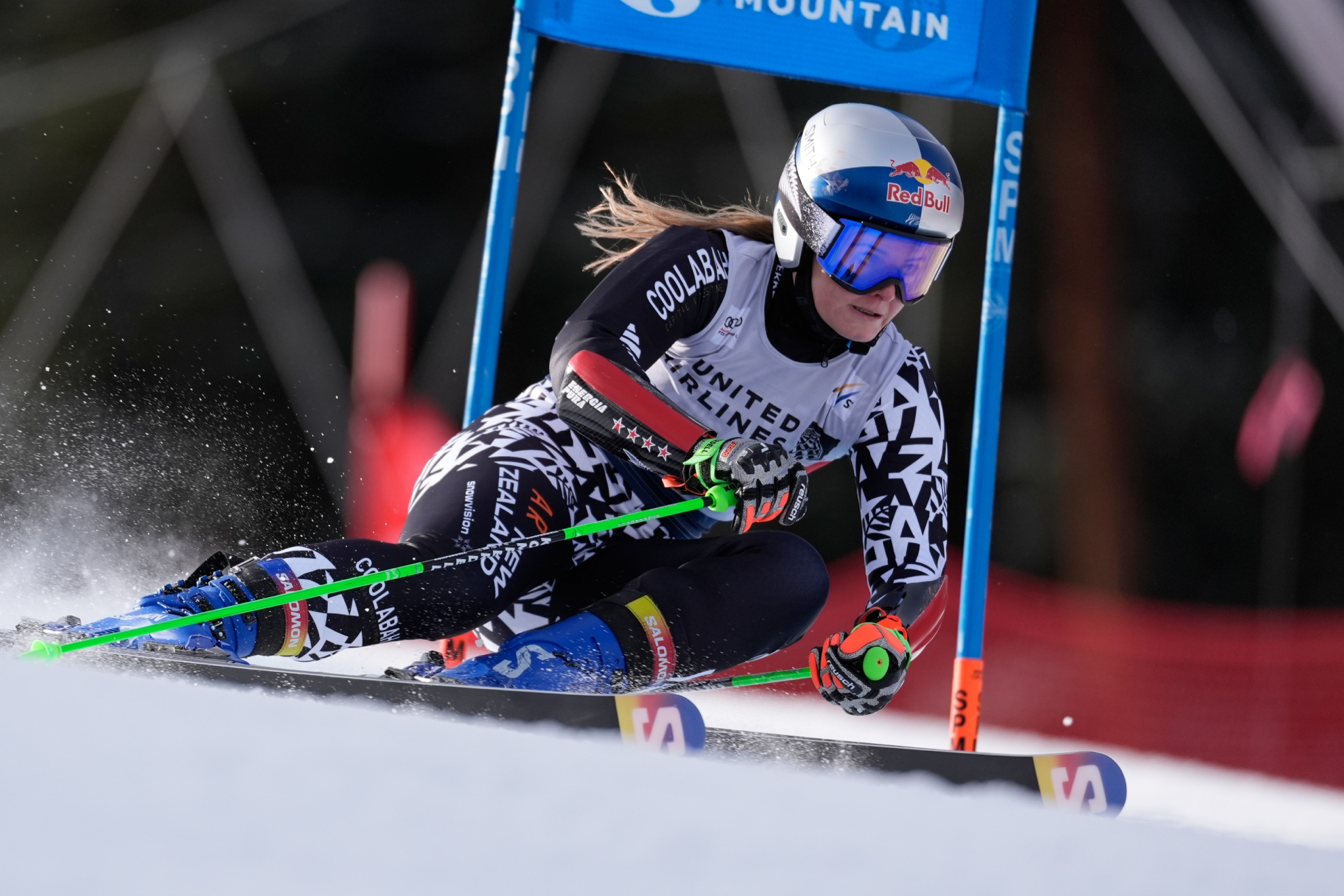 Alice Robinson, la ganadora en el Gigante de Copper Mountain.