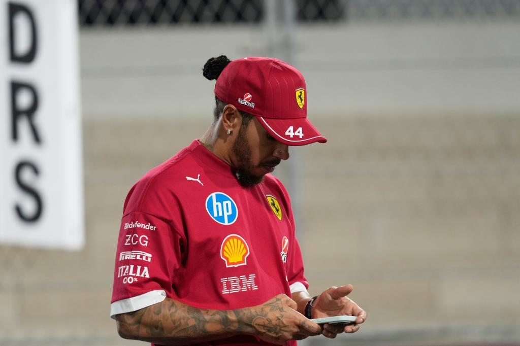 Hamilton, en el GP de Qatar.