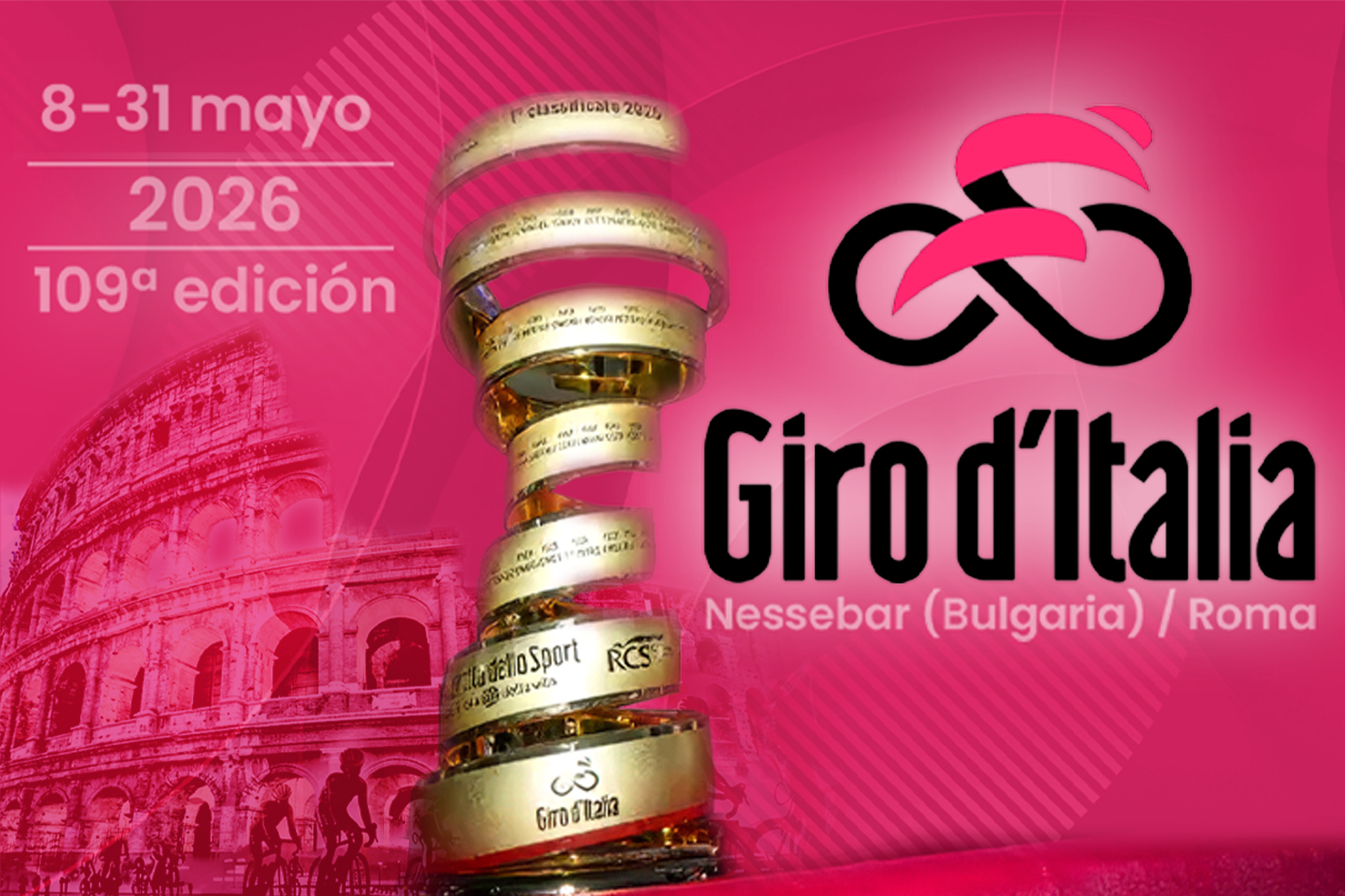 Imagen del trofeo Senza Fine.