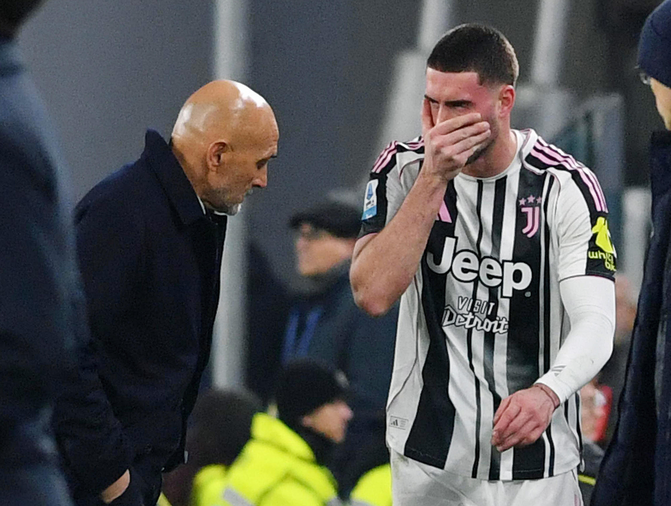 La Juve perde Vlahovic per diversi mesi per infortunio