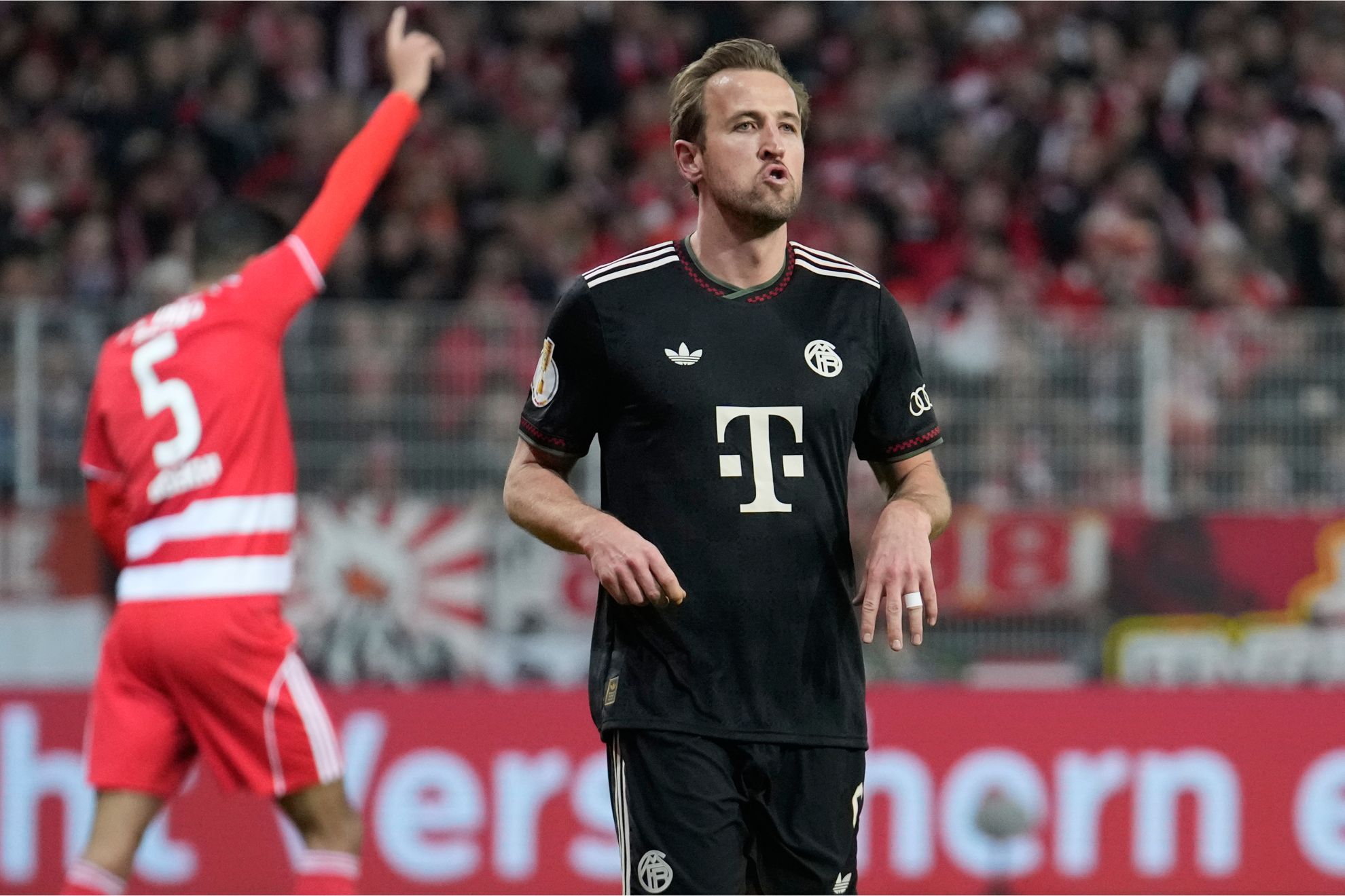 Kane, celebrando su gol contra Unión Berlín