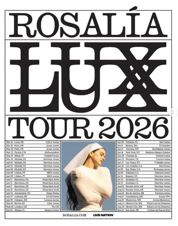 Rosalía – LUX TOUR 2026